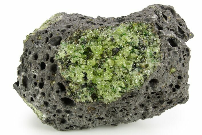 Peridot Crystals in Basalt - Arizona #355083